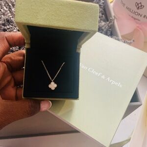 Van Cleef & Arpels Sweet Alhambra Necklace, Mother of Pearl Stone